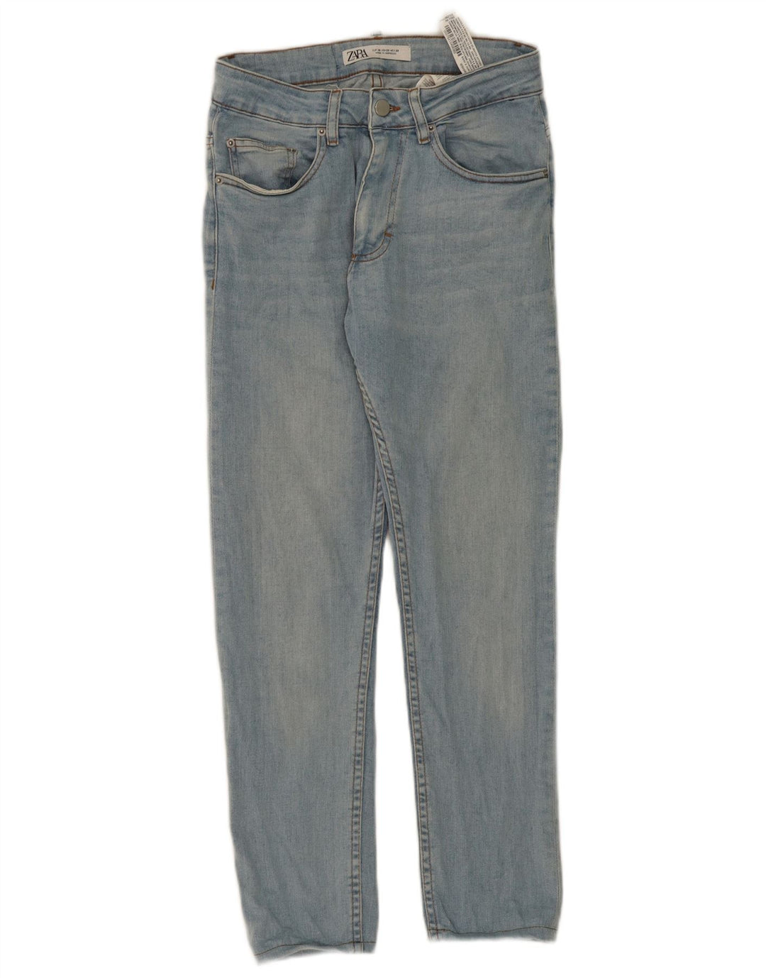 ZARA Jeans Slim Feminino W29 L26 Azul Algodão
