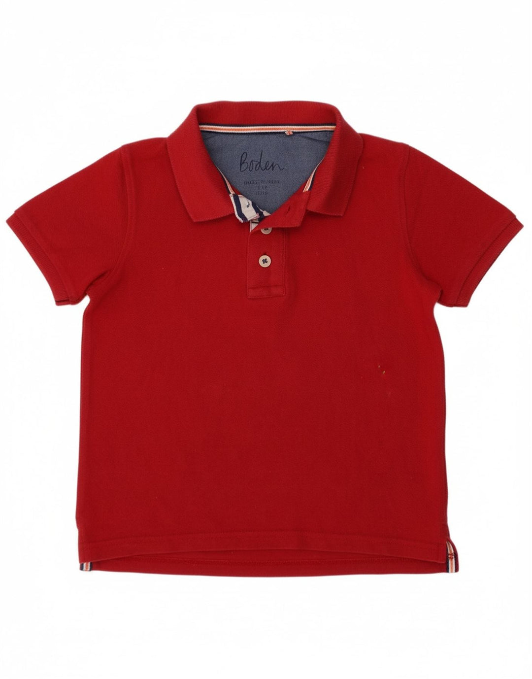 Camisa polo masculina BODEN 5-6 anos algodão vermelho