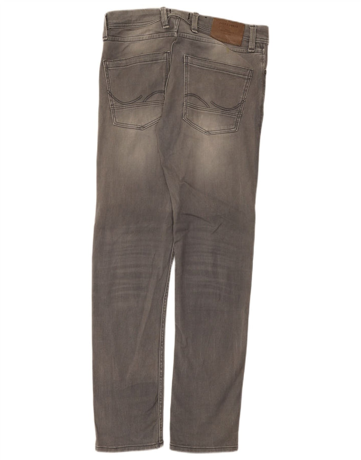 Jeans masculinos Jack & Jones Slim W29 L32 algodão cinza