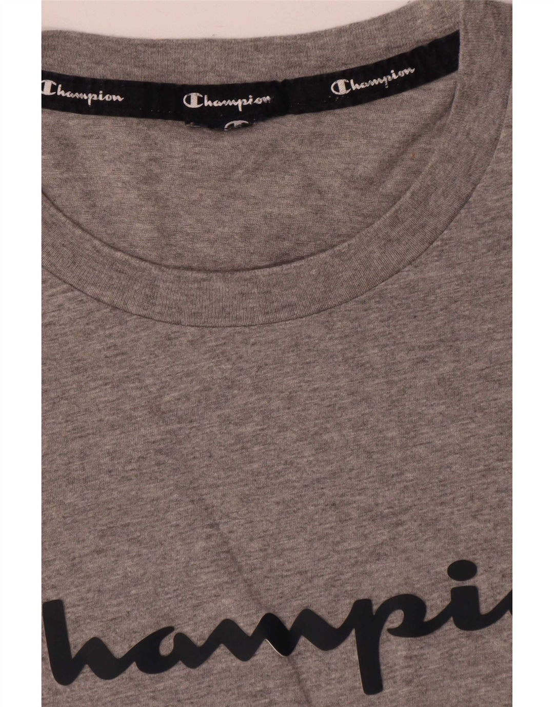 Campeão Camiseta Masculina Graphic Top Cinza Médio