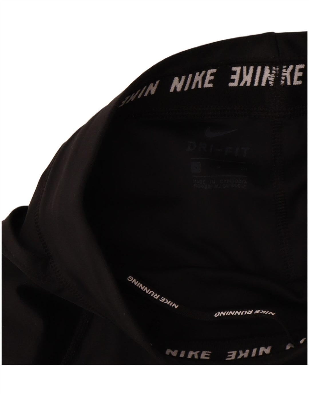 Leggings Nike Dri Fit Feminina UK 10 Pequenas Pretas