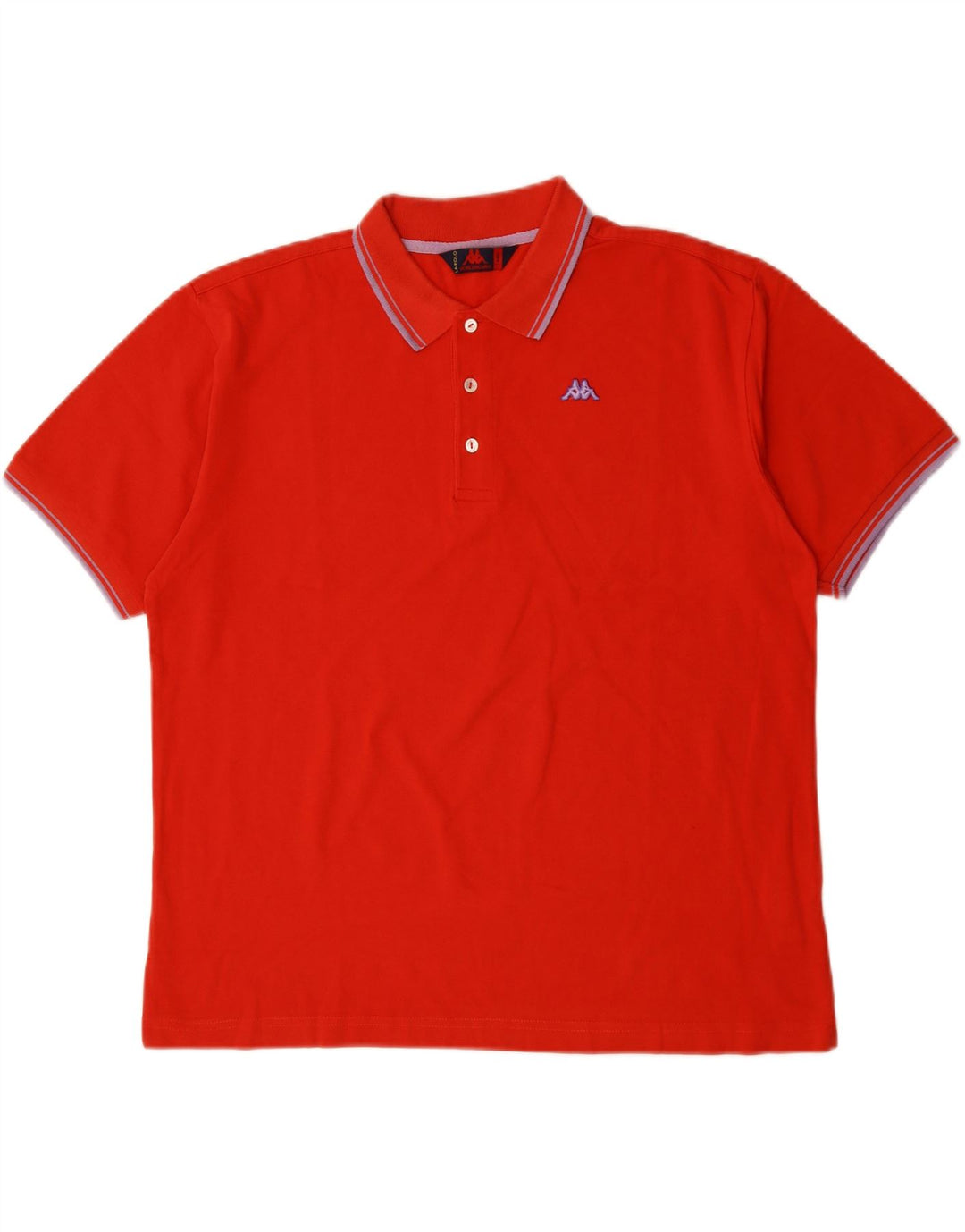 Camisa polo masculina KAPPA grande algodão vermelho