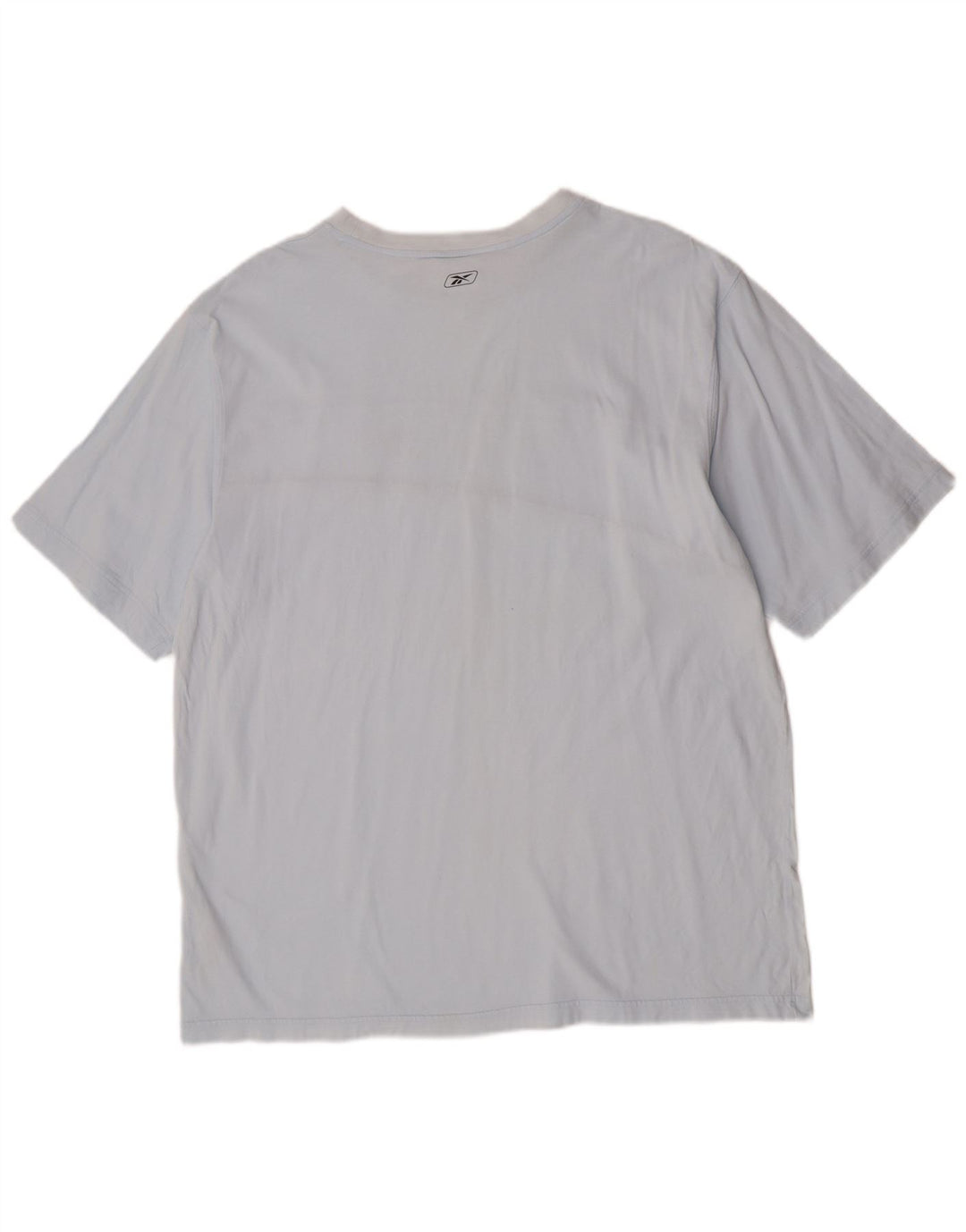 Camiseta gráfica masculina Reebok Top 2XL algodão azul