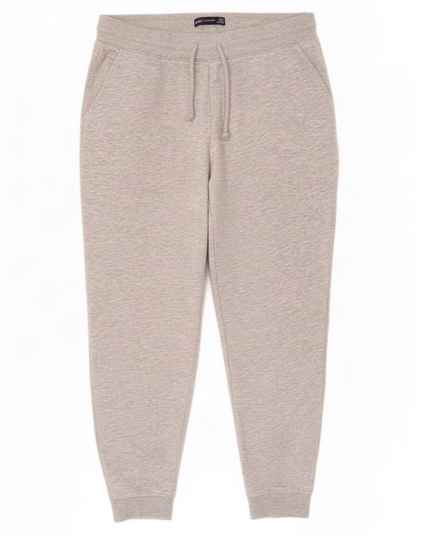 Calça de treino feminina Marks & Spencer Joggers Reino Unido 14 grande algodão cinza