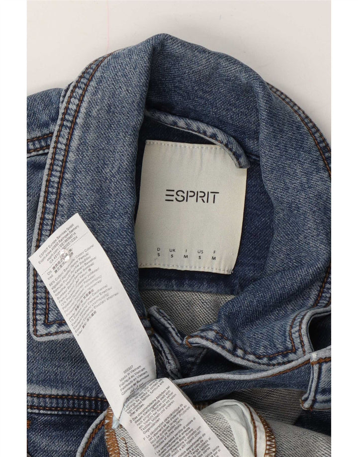 Jaqueta jeans feminina Esprit Reino Unido 10 algodão azul pequeno
