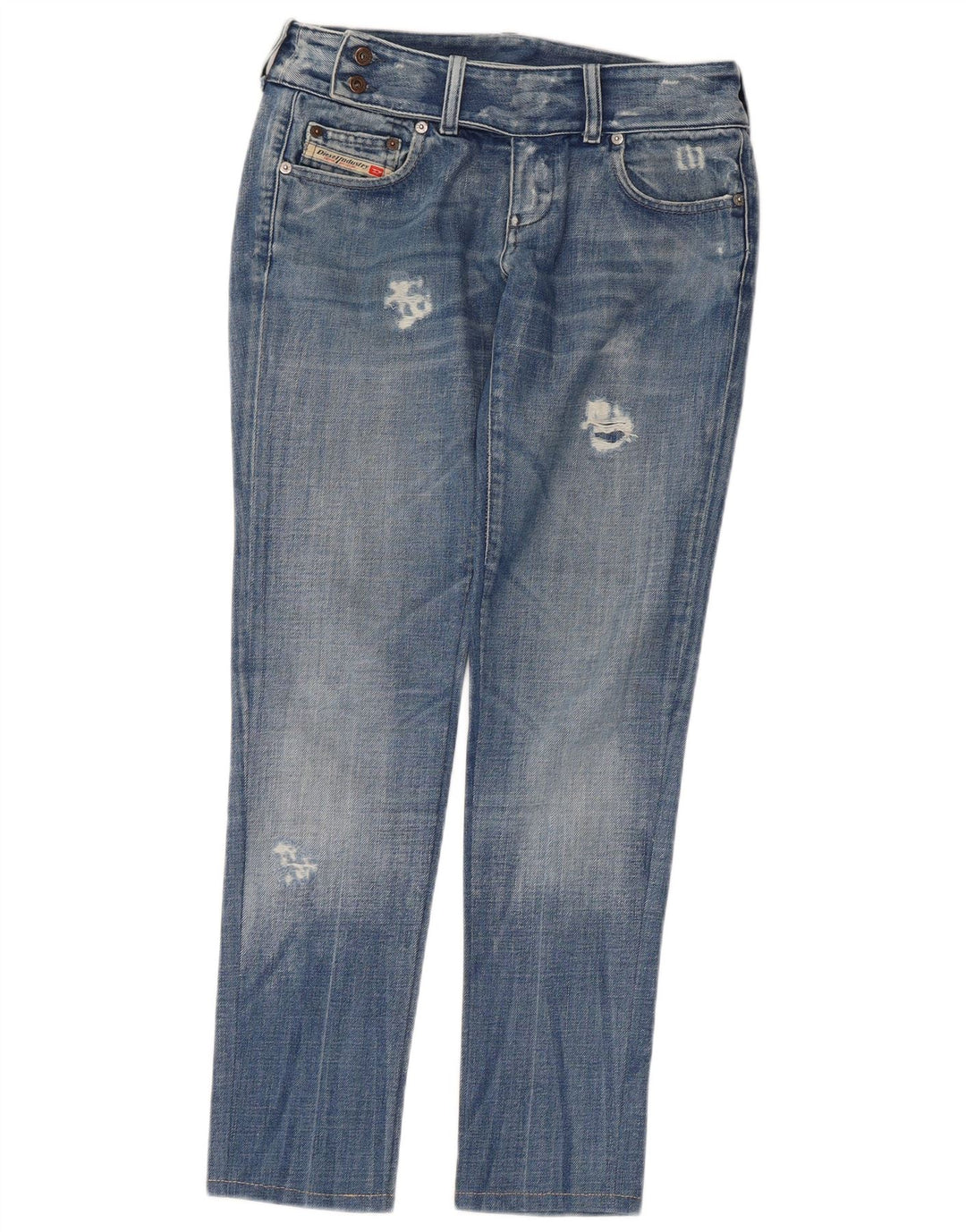 Jeans femininos diesel desgastados slim W30 L29 azul