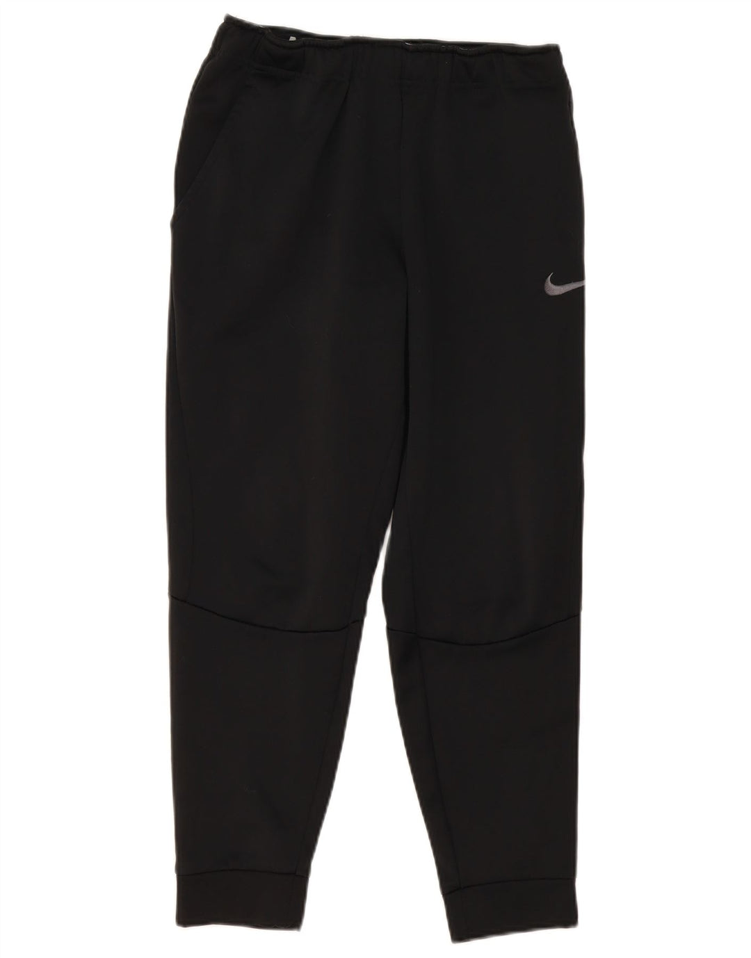 Nike Womens Dri Fit Calça de treino Joggers pequeno poliéster preto