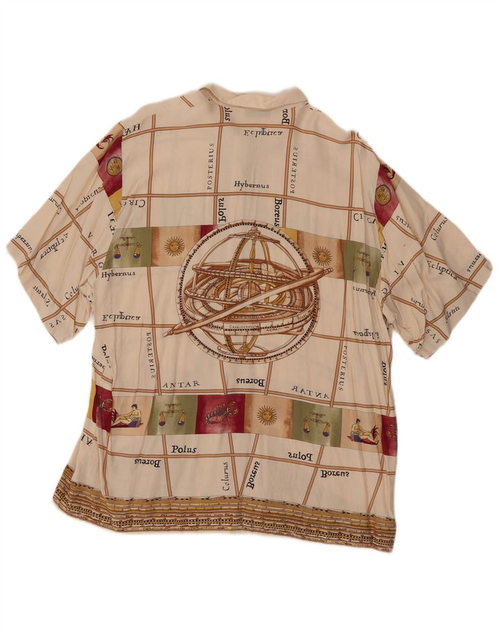 Blusa feminina estampada MARCELLO CIONI IT 48 XL off white colorblock