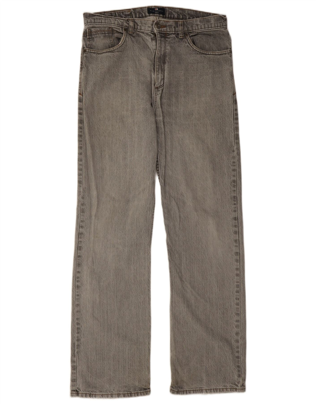 Jeans retos masculinos Marks & Spencer W34 L33 algodão cinza