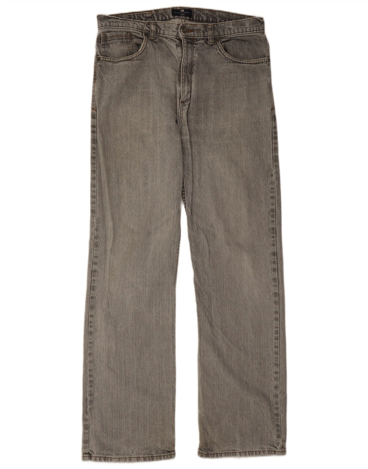 Jeans retos masculinos Marks & Spencer W34 L33 algodão cinza