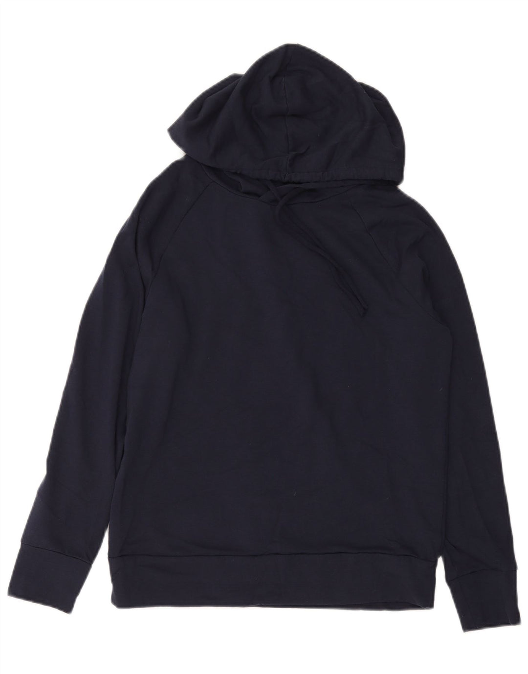 Jumper com capuz feminino EDDIE BAUER Reino Unido 10 pequeno azul marinho poliéster