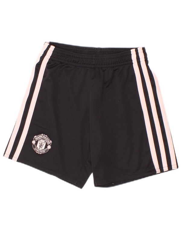 Shorts esportivos Adidas Boys Manchester United 4-5 anos preto poliéster