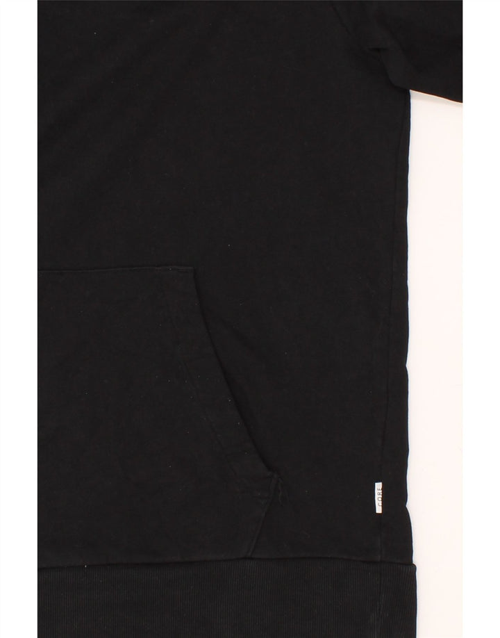 JACK & JONES Mens Hoodie Jumper XL Black Cotton Vintage Jack & Jones and Second-Hand Jack & Jones from Messina Hembry 
