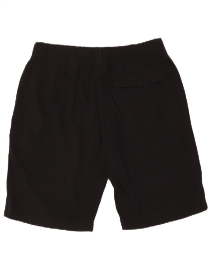 Shorts esportivos masculinos Nike médio algodão preto