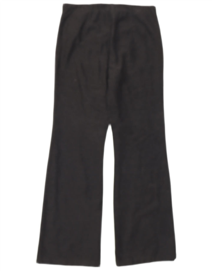 Calça casual feminina BENETTON Bootcut IT 42 médio W28 L29 algodão cinza