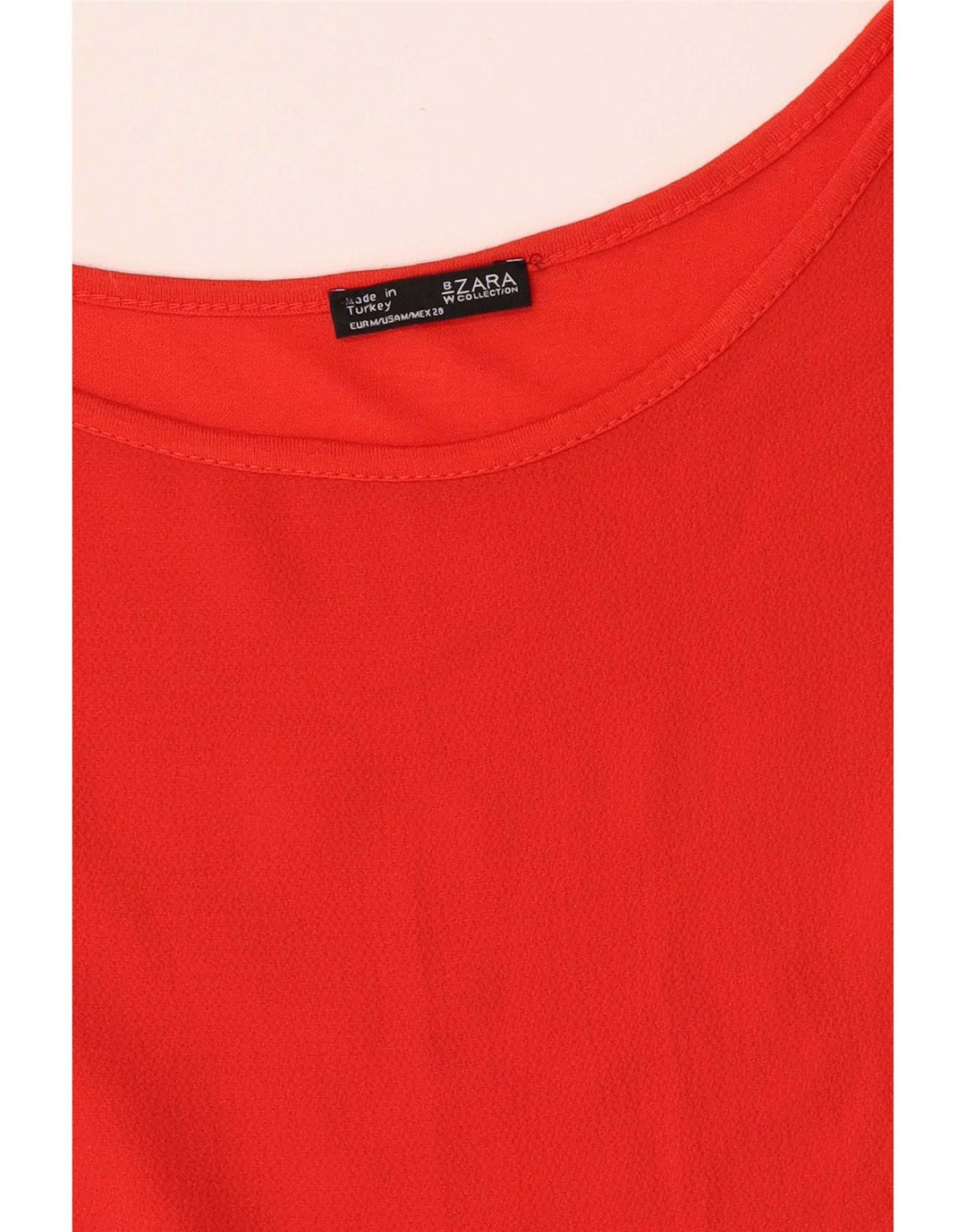 Blusa feminina Zara UK 12 vermelho médio