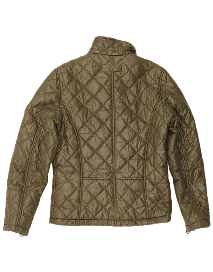 Jaqueta acolchoada masculina Datch UK 38 poliéster cáqui médio