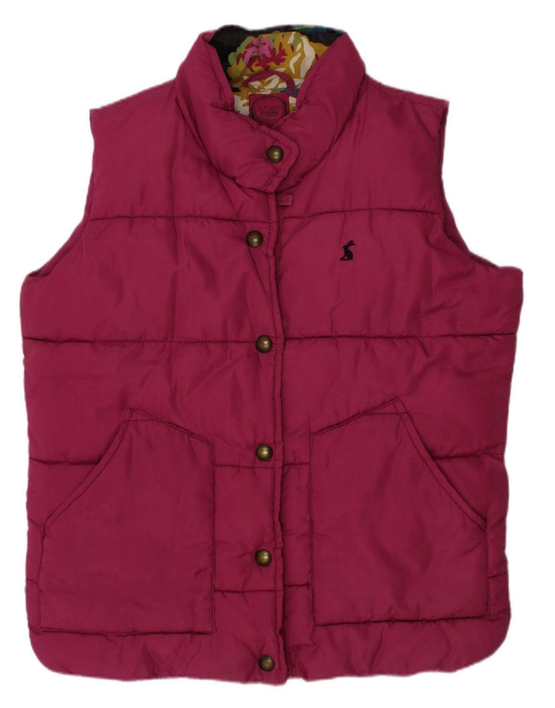 JOULES Colete acolchoado para meninas 7-8 anos Poliéster Borgonha