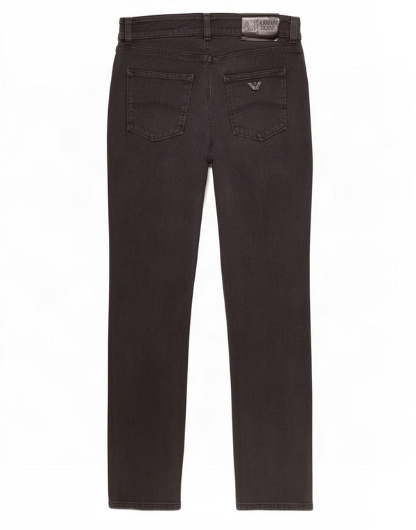 Armani feminino slim jeans W27 L28 algodão cinza