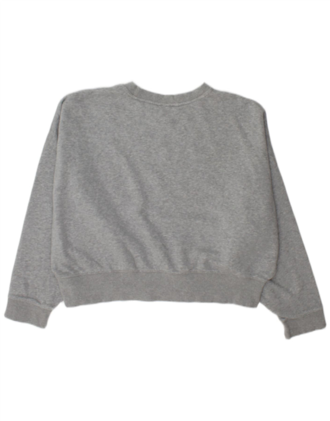 Adidas feminino oversized moletom jumper reino unido 14 grande cinza algodão