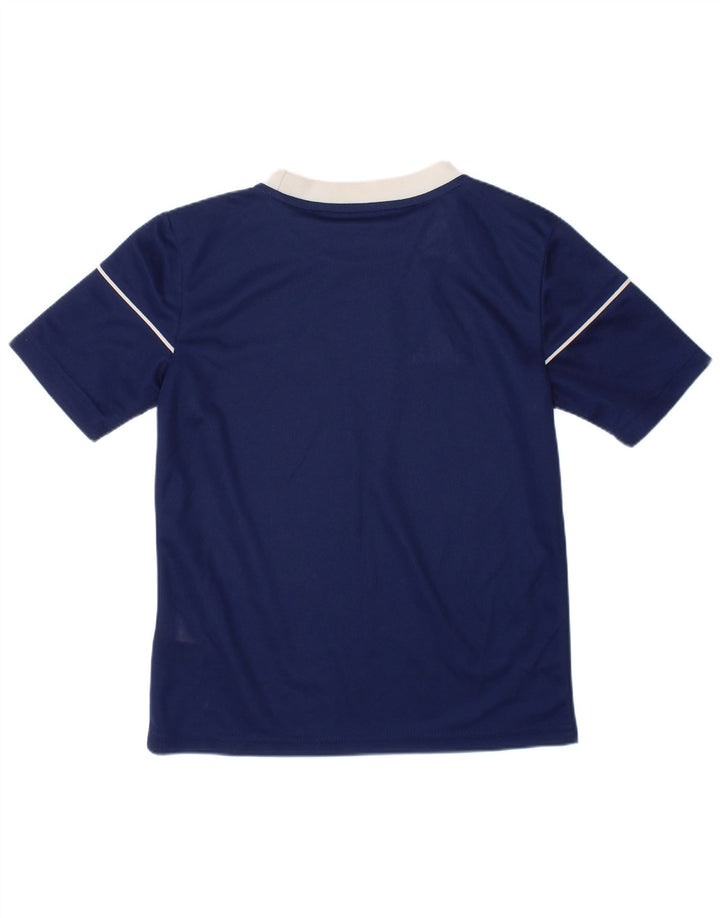 Camiseta ADIDAS Menino Aeroready Top 7-8 Anos Azul Marinho Poliéster