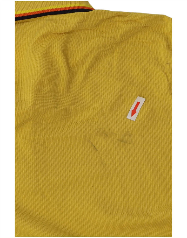Camisa polo masculina K-WAY grande amarela
