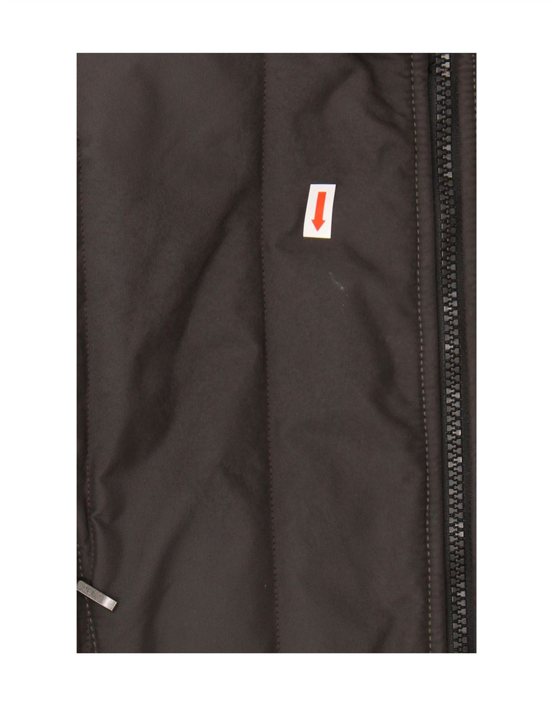 Casaco feminino acolchoado com capuz Refrigiwear IT 46 grande caqui nylon