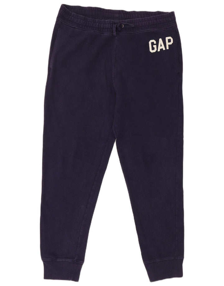 Calça de treino masculina Gap Joggers médio algodão azul marinho