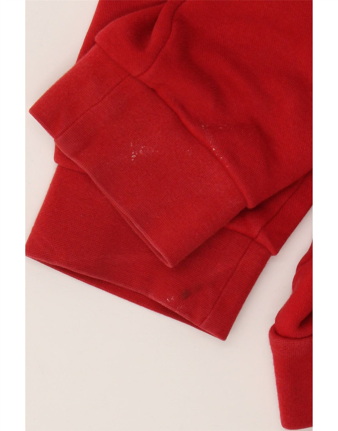 Adidas Mens Hoodie Jumper Grande Algodão Vermelho