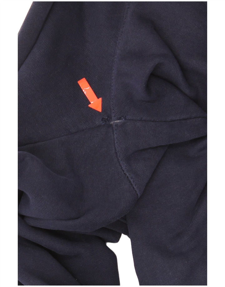 Calça de treino masculina Lacoste tamanho 7 2XL azul marinho