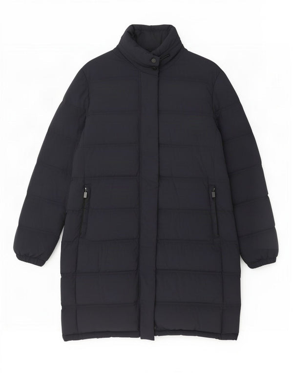 Casaco acolchoado feminino Aspesi UK 18 XL azul marinho poliamida