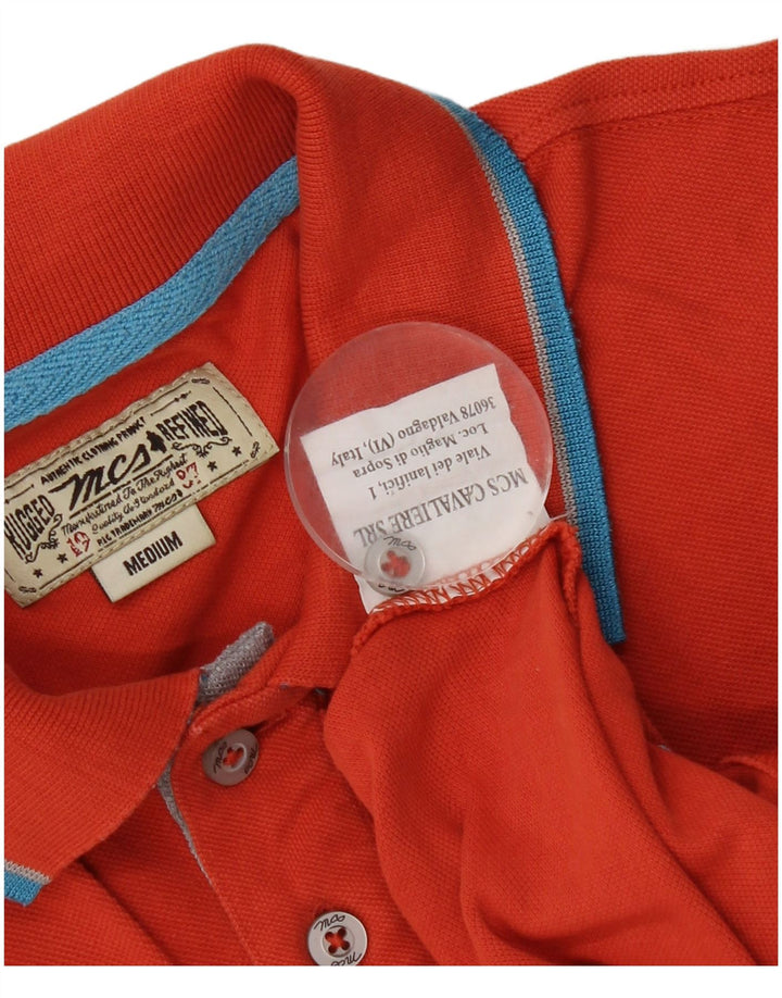 Camisa polo masculina Marlboro Classics laranja médio