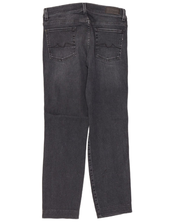 7 For All Mankind Jeans retos femininos W30 L27 Azul marinho
