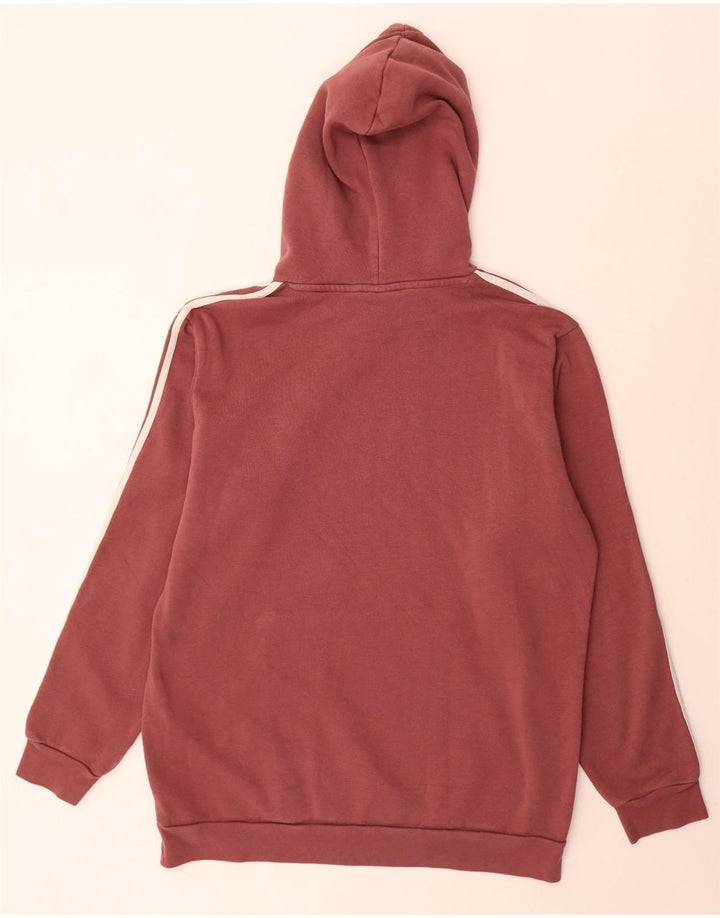 Adidas Mens Hoodie Jumper Grande Algodão Marrom