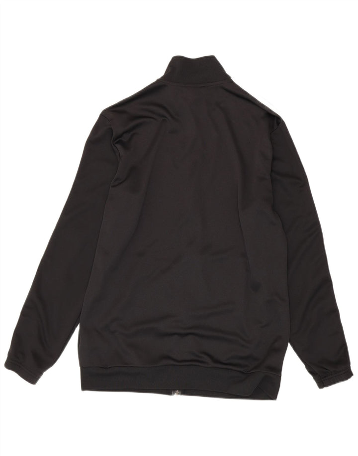 Adidas Mens Tracksuit Top Jacket UK 42/44 Grande Poliéster Preto