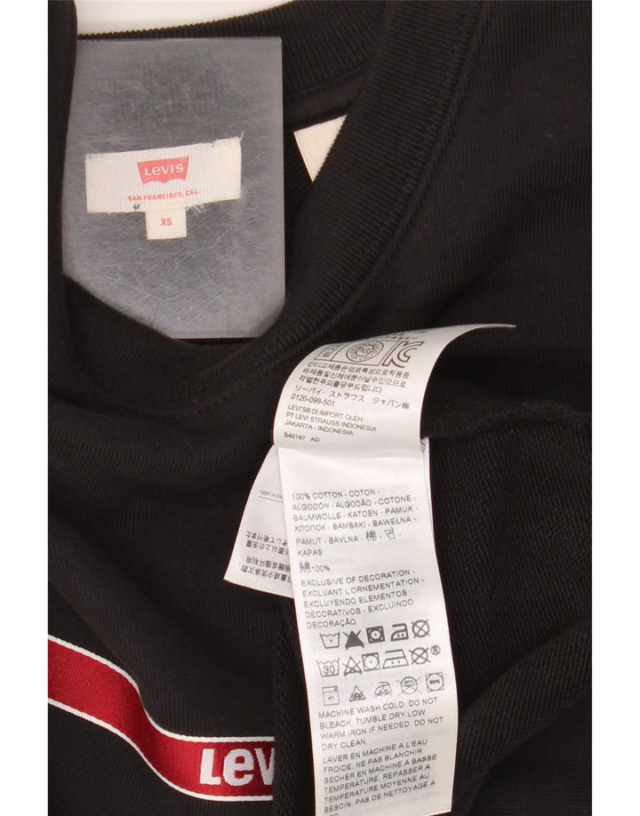 Moletom feminino oversized LEVI'S UK 6 XS listrado preto