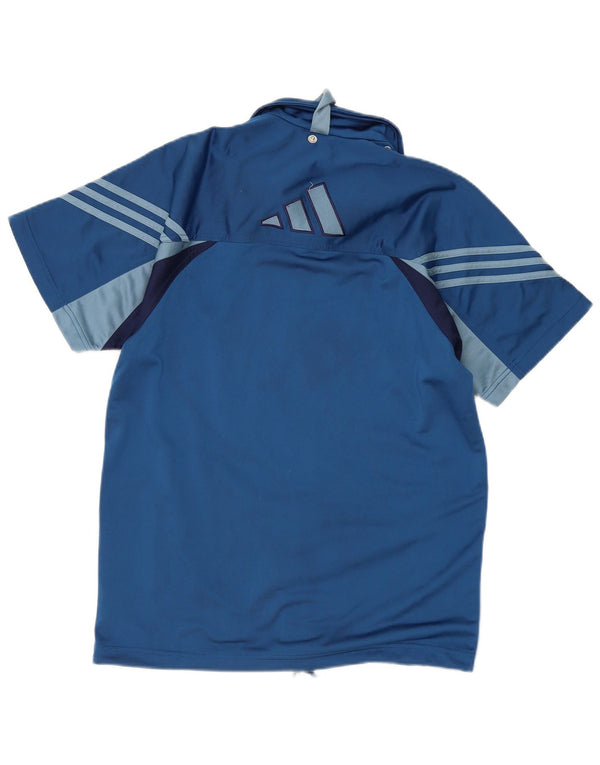 Adidas Meninos Graphic Tracksuit Top Jacket 15-16 Anos Azul Colorblock