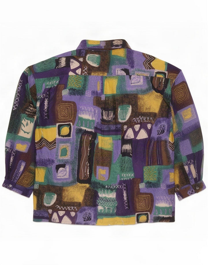 Camisa masculina de manga 3/4 Nick Taylor média multicolorida
