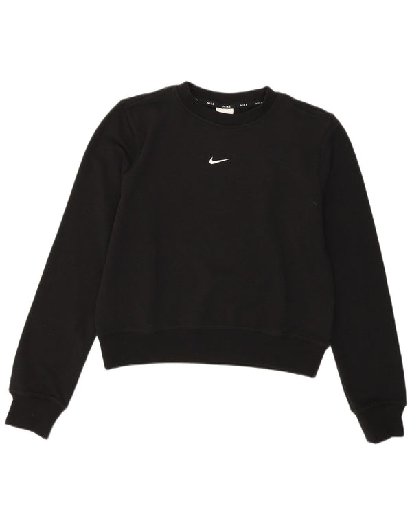 Moletom feminino NIKE UK 6 XS preto poliéster