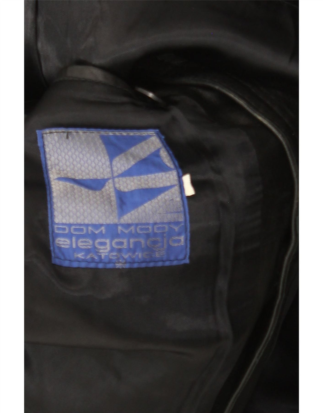 Jaqueta de couro masculina VINTAGE UK 38 média preta