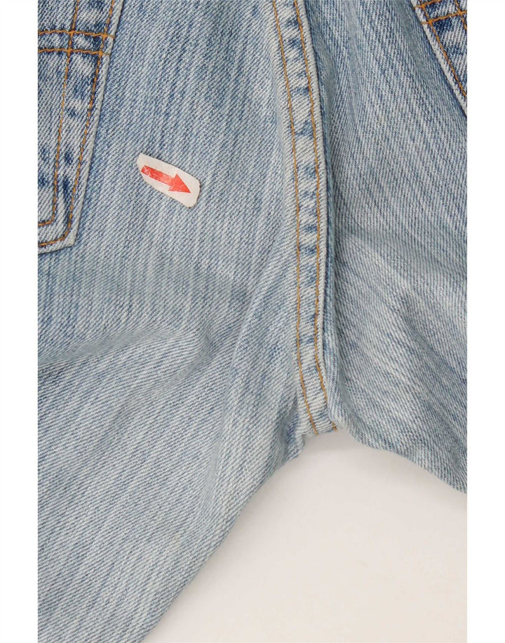 Calça jeans feminina Levi's 595 Straight W27 L32 azul algodão