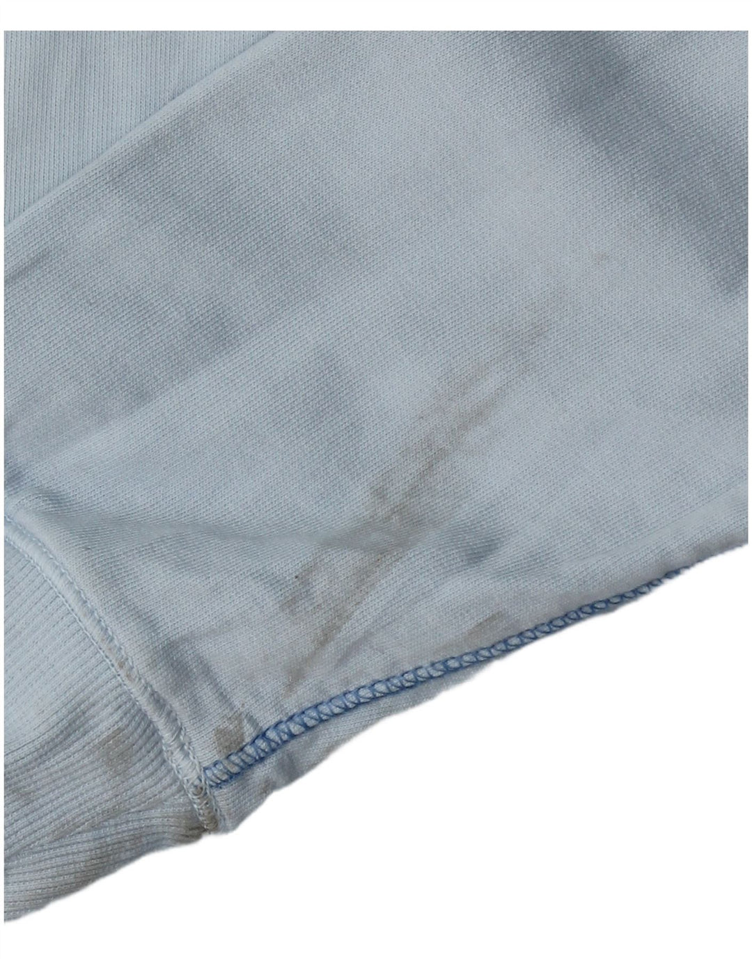 WHITE STUFF Suéter feminino com capuz Reino Unido 12 algodão azul médio