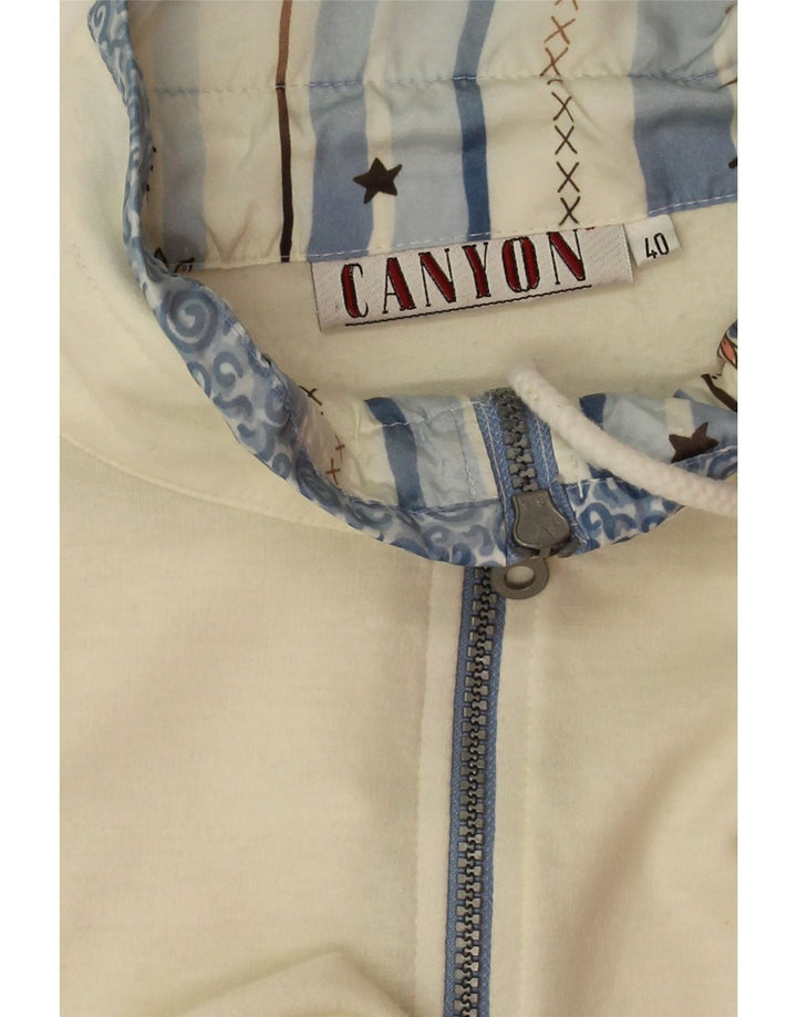 Canyon moletom feminino oversized jumper EU 40 médio off white floral