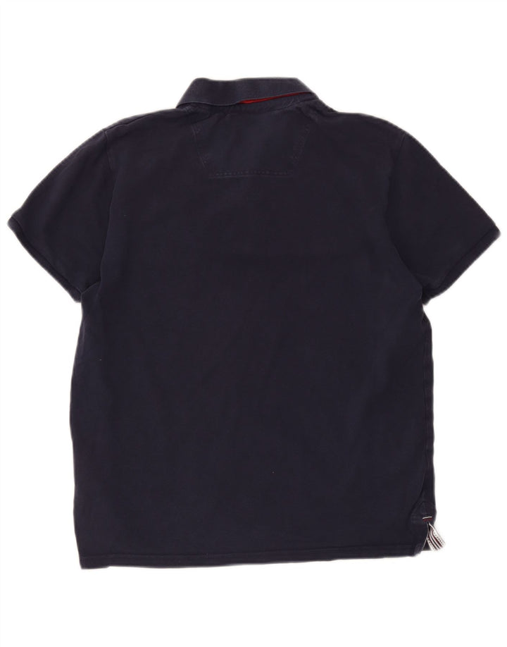 Camisa polo masculina Joules Slim Fit médio algodão azul marinho