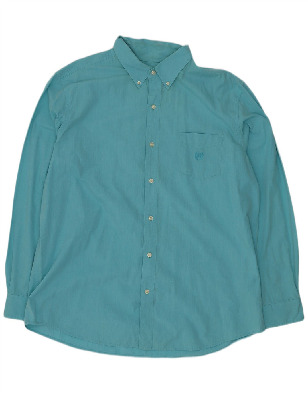 Camisa masculina Chaps Regular Fit XL algodão azul