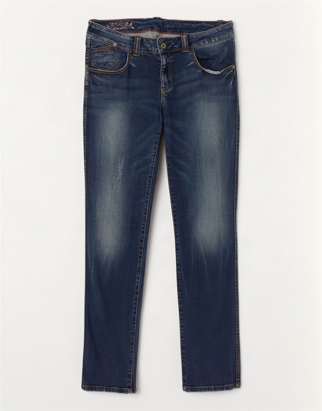 Tommy Hilfiger Jeans Slim Feminino W32 L32 Azul Marinho Algodão