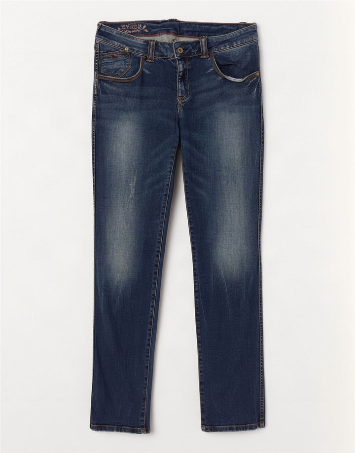 Tommy Hilfiger Jeans Slim Feminino W32 L32 Azul Marinho Algodão