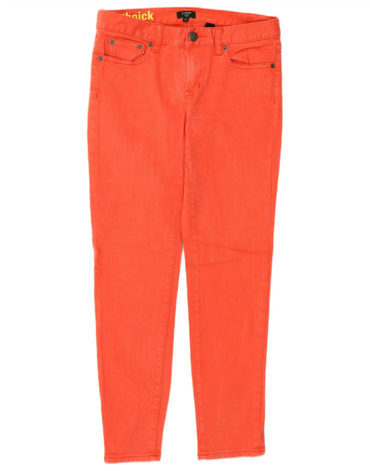 J. Crew Jeans Skinny Stretch Feminino W27 L27 Laranja