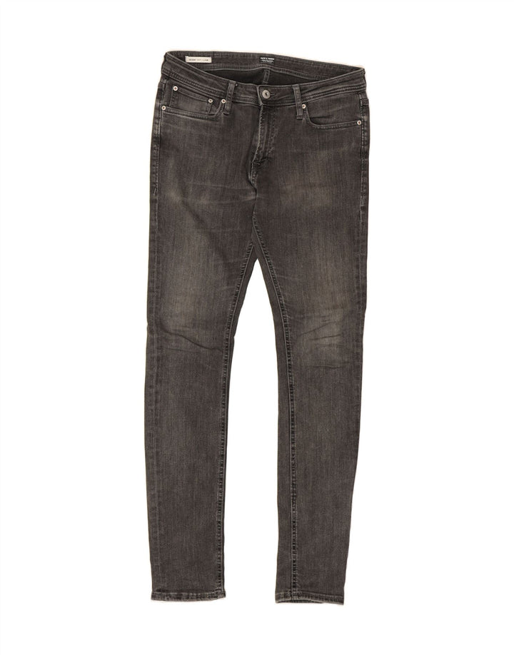JACK & JONES Mens Liam Skinny Jeans W31 L34 Grey Cotton Vintage Jack & Jones and Second-Hand Jack & Jones from Messina Hembry 