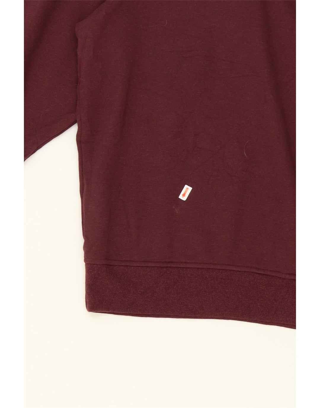 IZOD Mens Zip Neck Sweatshirt Jumper 2XL Burgundy Polyester Vintage Izod and Second-Hand Izod from Messina Hembry 